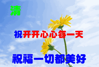 阳春三月新的一天暖心早上好问候语句，早安祝福语动态图片表情带字-句子橘