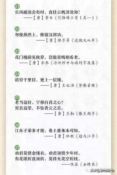 人民日报推荐：60句励志古文名句