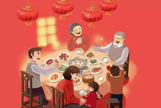幸福的一家人吃饭精辟句子