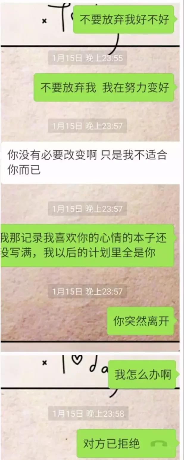 分手后为了挽留对方，你说过什么卑微的话？