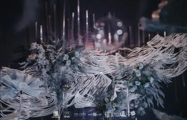 一场纯净而又美好的蓝色系婚礼,如同我们的爱情一样浪漫