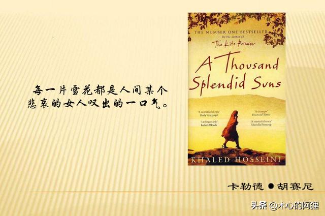 卡勒德·胡赛尼《灿烂千阳》经典语录