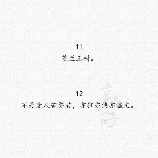 赞美一个男人的优美句子