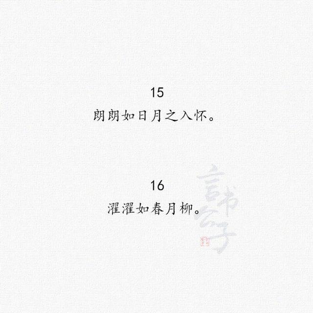 赞美一个男人的优美句子