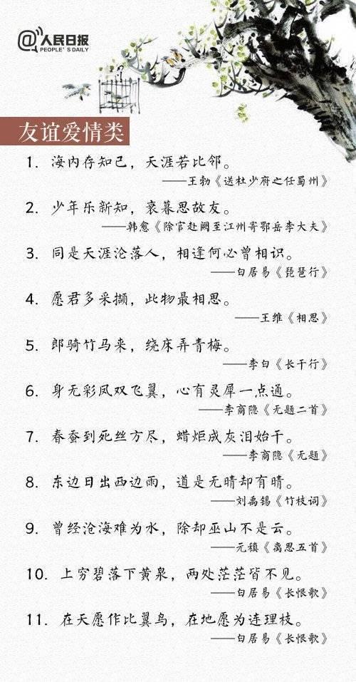1000句千古名句，领略诗词魅力，提高自身修养，丰富作文素材