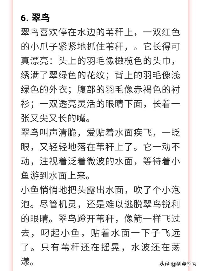 小学语文三年级美文欣赏，建议收藏！