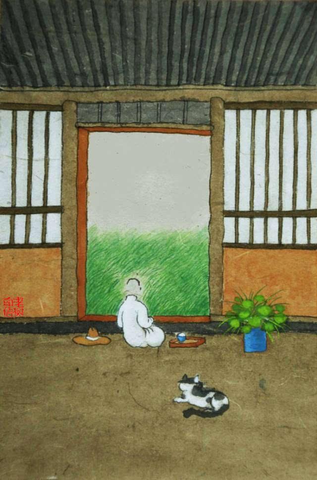 「美图美文欣赏」老树画画最走心的50幅