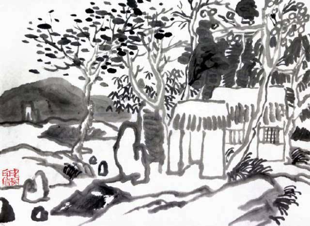 「美图美文欣赏」老树画画最走心的50幅