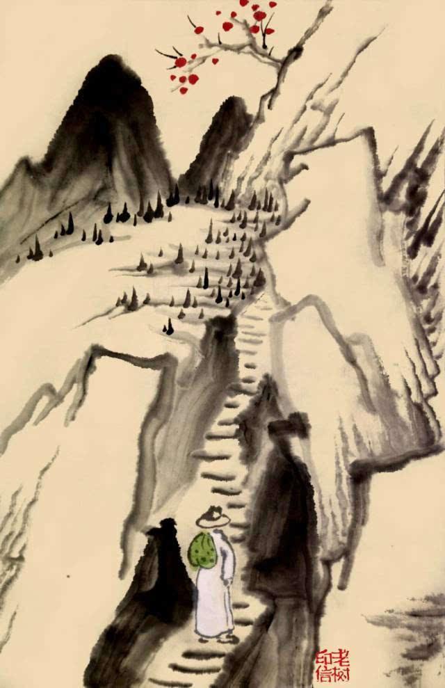 「美图美文欣赏」老树画画最走心的50幅