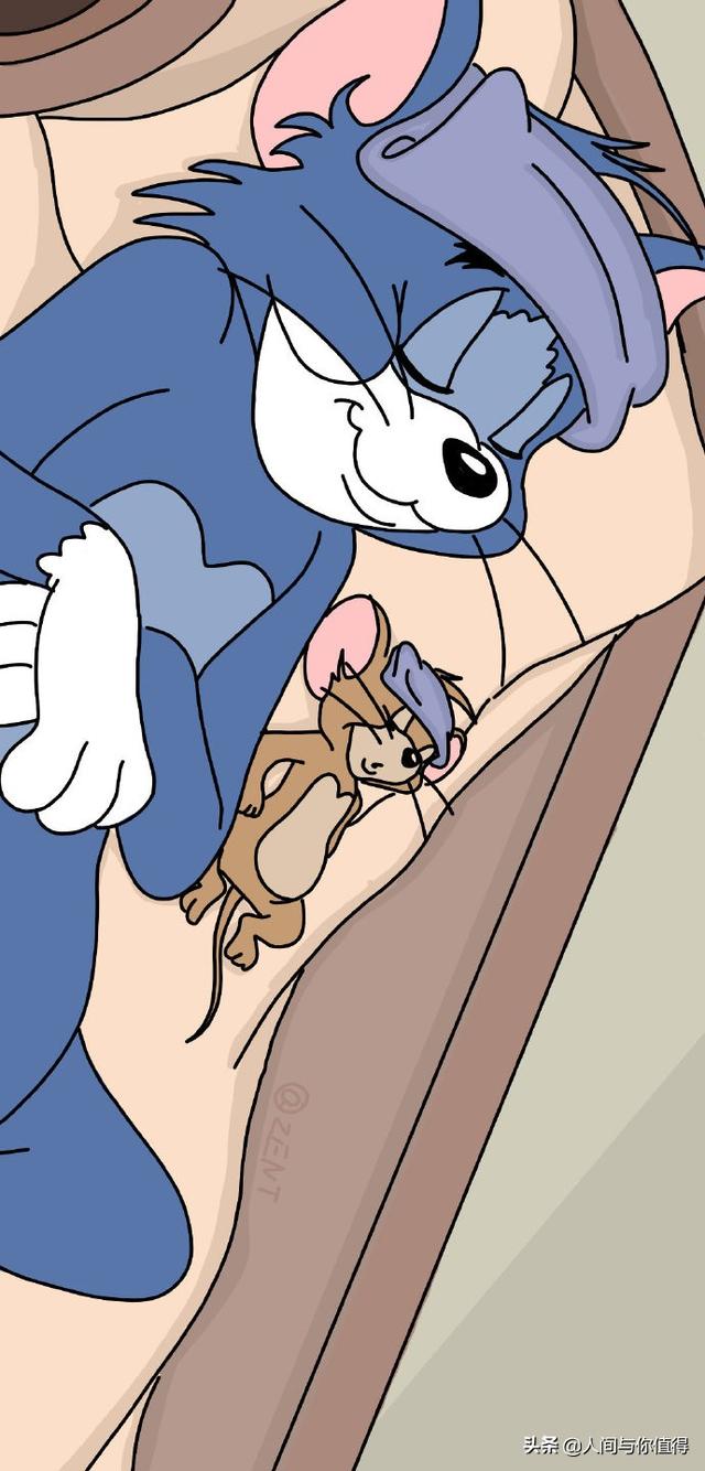 猫和老鼠可爱的高清壁纸，做了一辈子的敌人，也做了一辈子的朋友