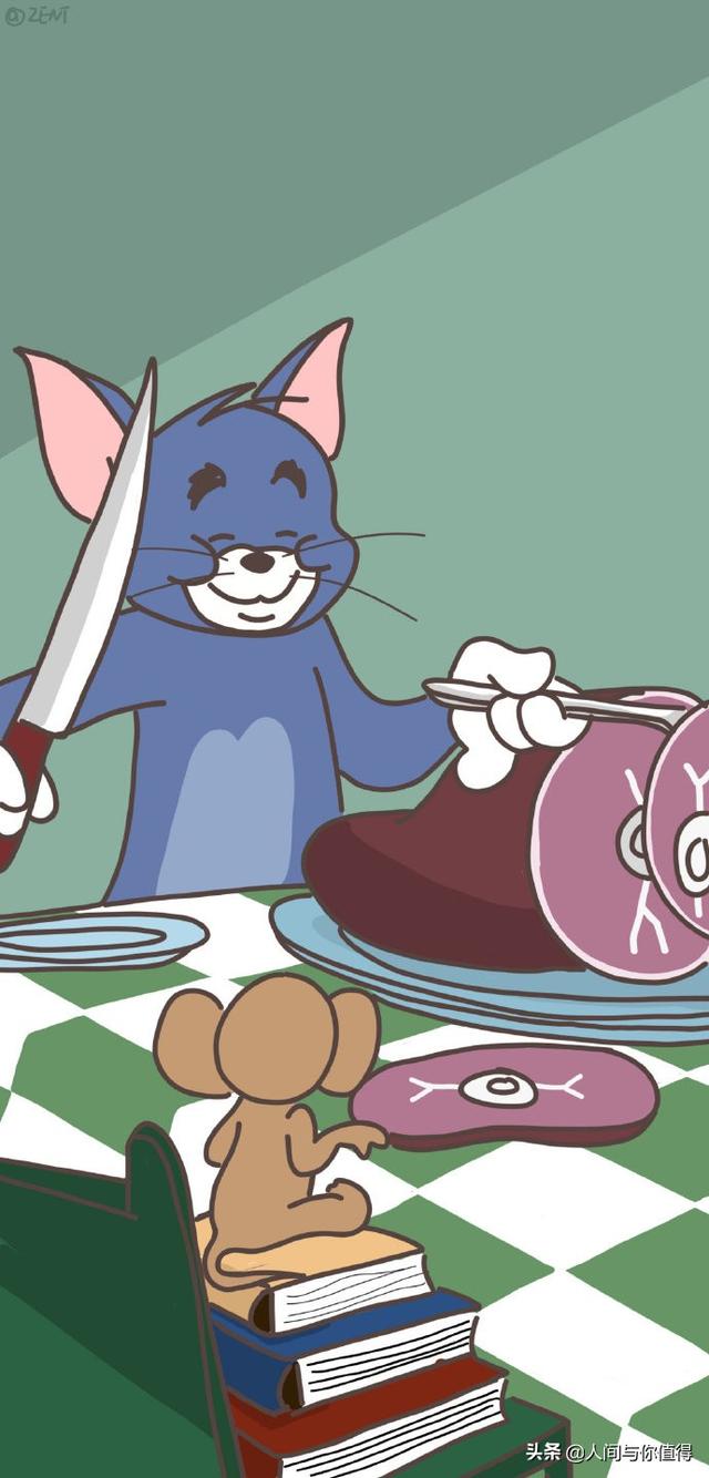 猫和老鼠可爱的高清壁纸，做了一辈子的敌人，也做了一辈子的朋友