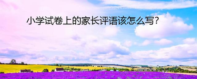 家长评语简短20字左右 家长评语简短20字左右