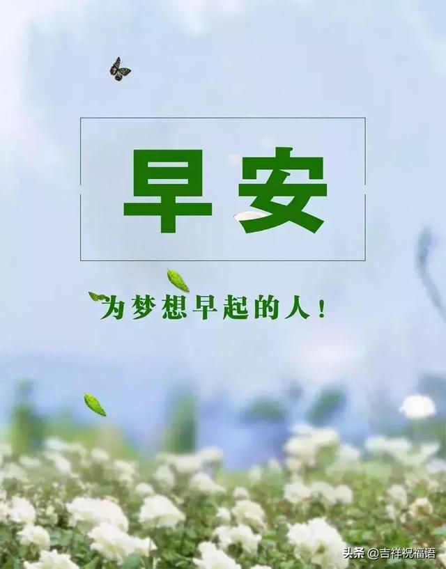 2019早安心语简单一句话配图 早安心语励志语录大全