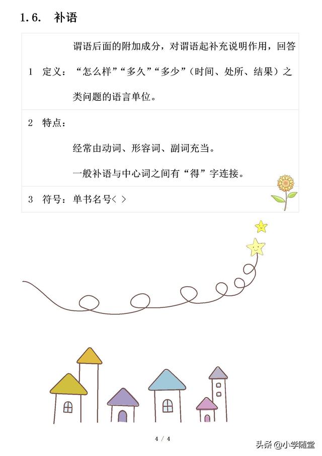 小学语文基础知识:学会6个句子成分,让孩子爱上语文学习