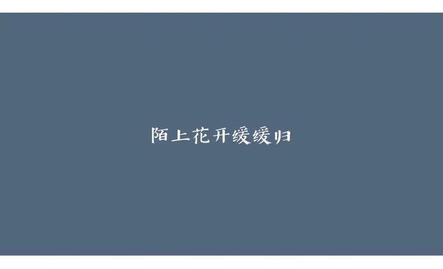 十个句子,时光,浓淡相宜;人心,远近相安