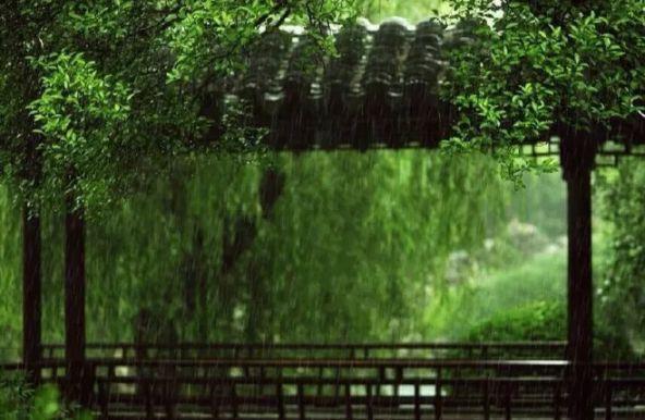 「诗词鉴赏」在夏日中听雨,唯美一段又一段的时光