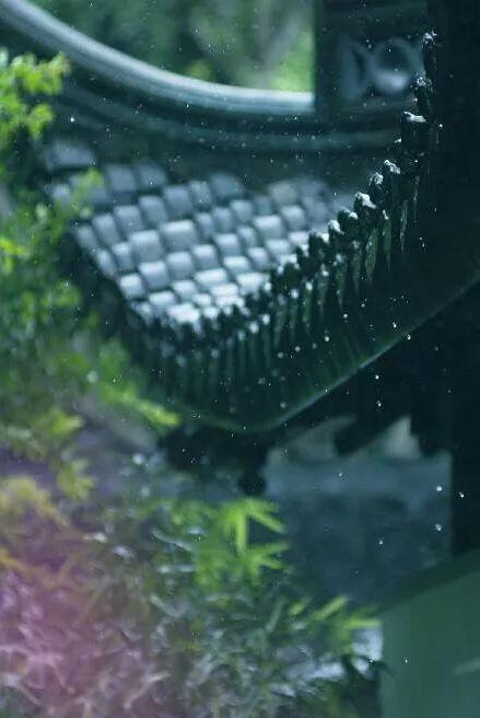 「诗词鉴赏」在夏日中听雨,唯美一段又一段的时光