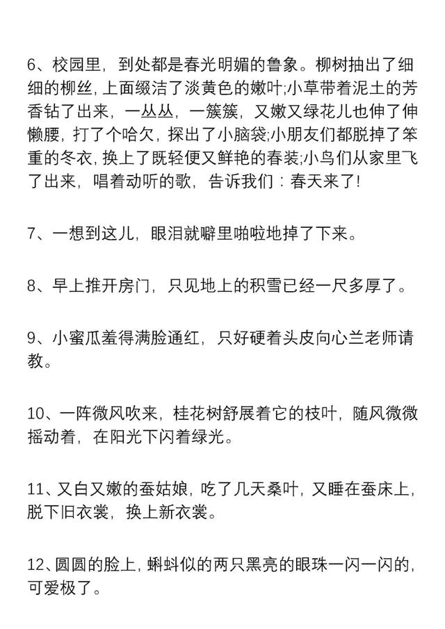 100个好词50个好句