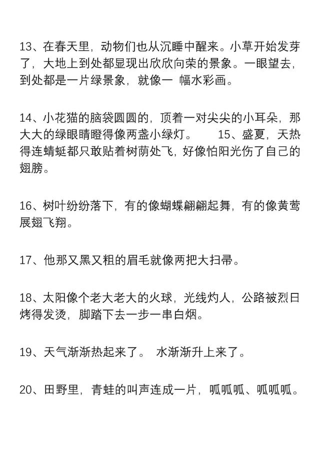 100个好词50个好句