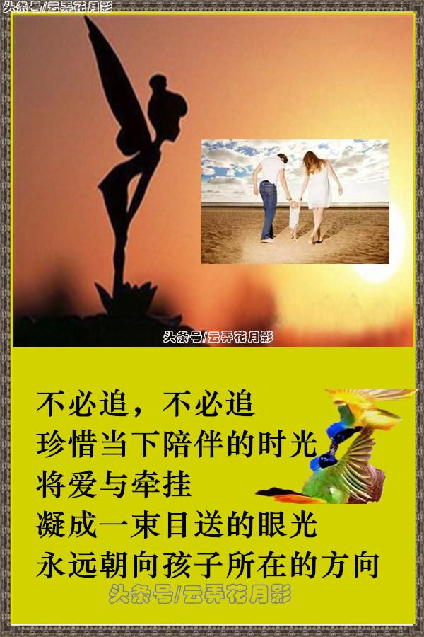 父母子女之间，其实是一场很深很深的缘分