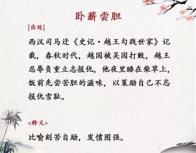 励志成语大全 四字成语