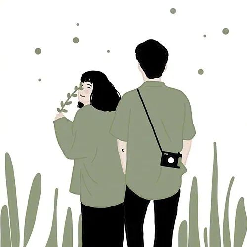 情侣头像关于爱情的句子-句子橘